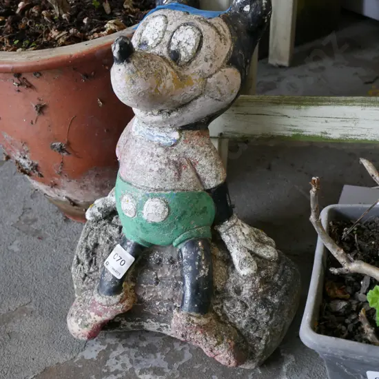 concrete ornament - Mickey Mouse