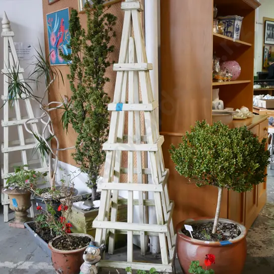 wood plant climbing frame H-2000