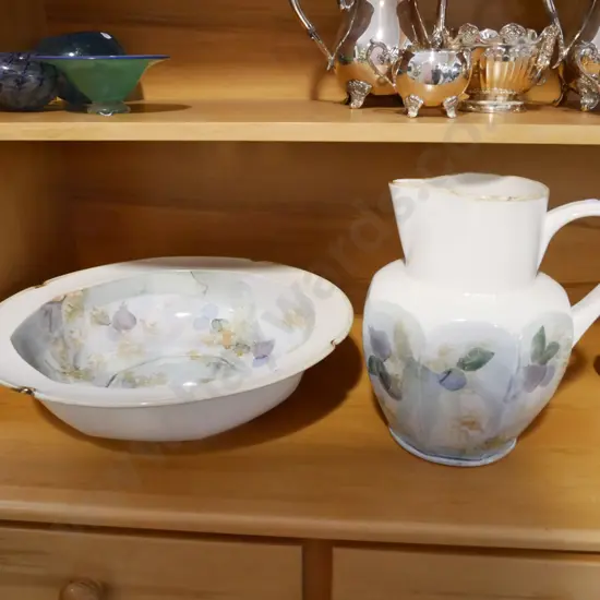 large wash bowl Diam-450,  wash jug 