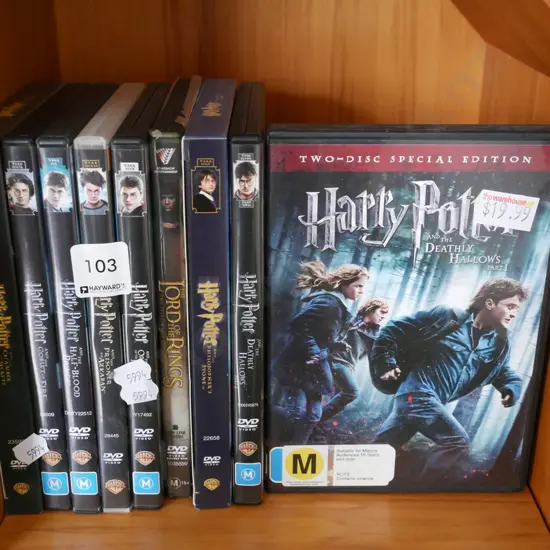Harry Potter DVDs