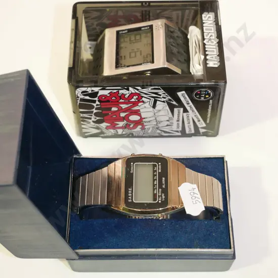 2 x gent's digital watches