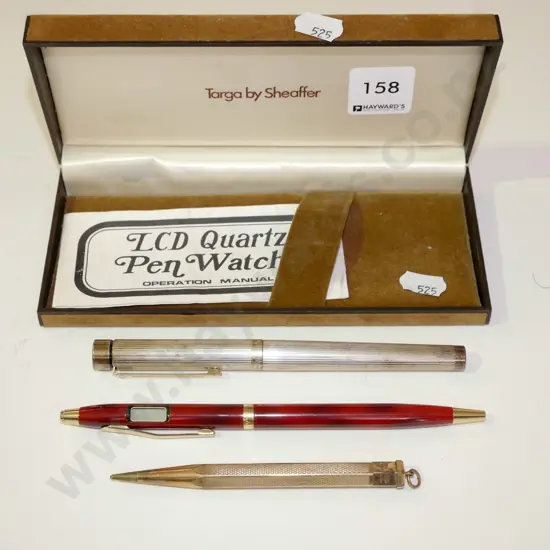 case with 2 pens & pencil