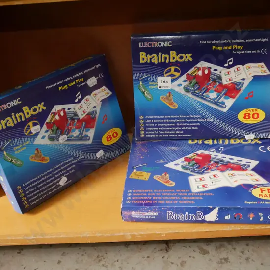 3 x Brainbox children's educational electronic kits