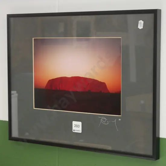 framed photo - Uluru