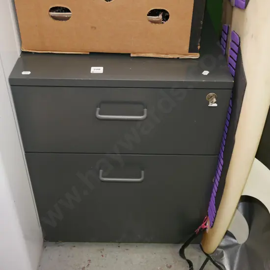 office filing cabinet roll away - key in office