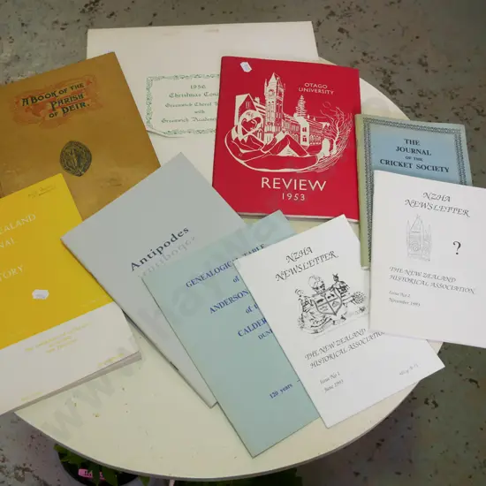 NZ history and other publications