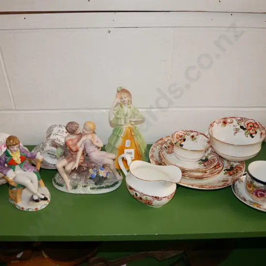 figurines, anniverary cup, saucer, trios etc