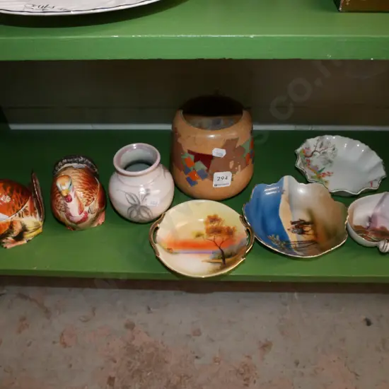 bowls, jardinieres, turkey condiment sets