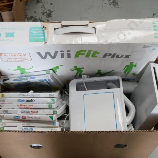 box; wi plus, games, controls etc