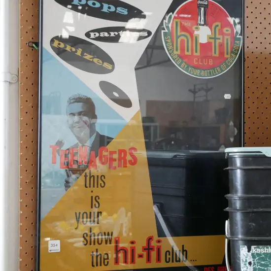 3ZB hi-fi club promotional poster