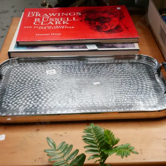 retro plated ware tray