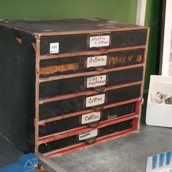 6 drawer haberdashery chest