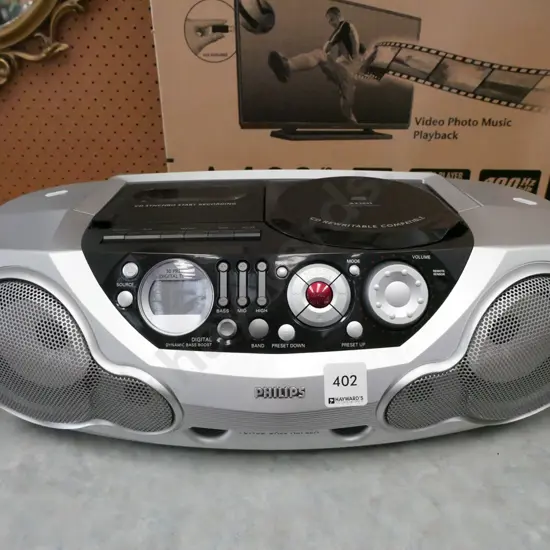 Philips CD tape radio player