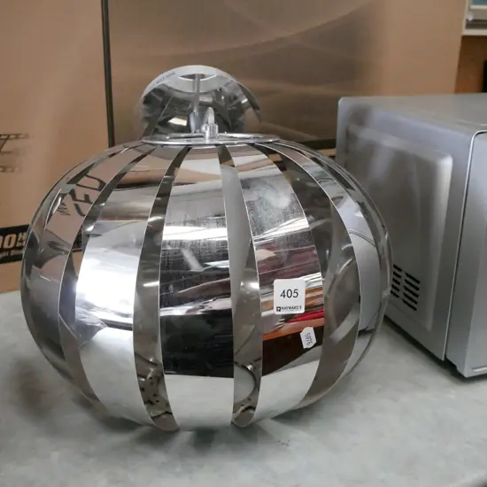 chrome pendant light fitting