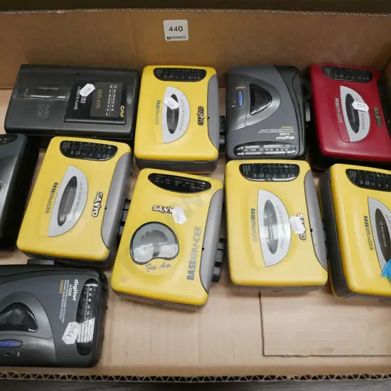 box of walkmans - As Is No Returns