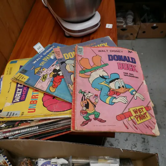 box; Donald Duck comics
