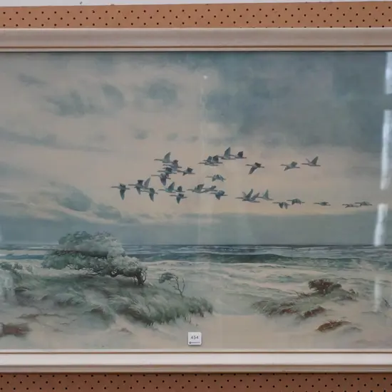 framed print - coastal scene