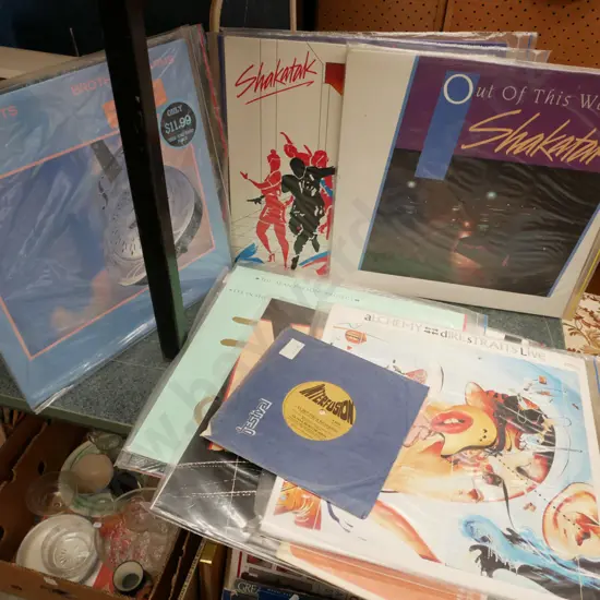 LPs; Dire Straits, Alan Parsons Project etc