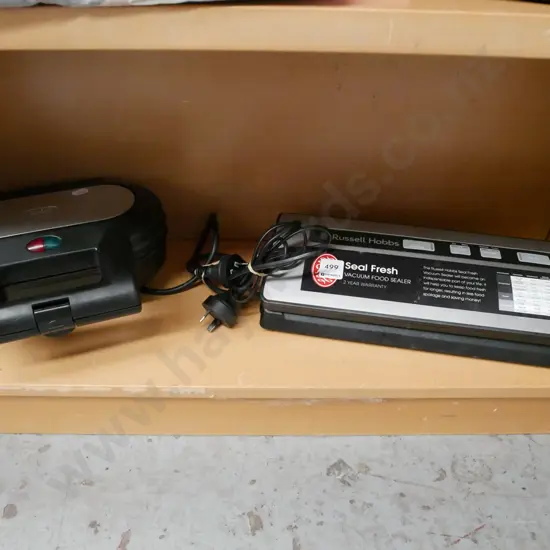 Zip pie maker, Russell Hobbs food sealer