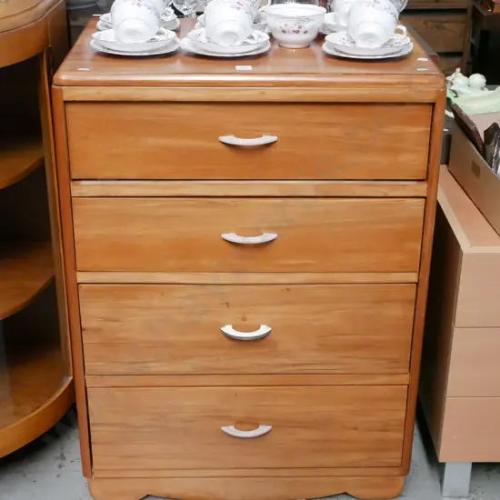 rimu 4 drawer chest H-845 W-630 D-430