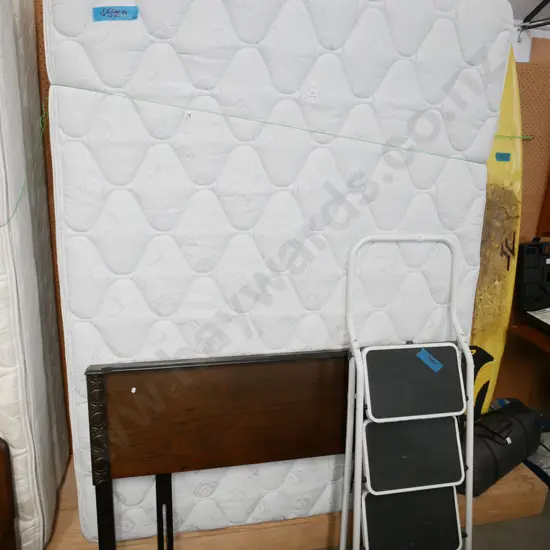 queen bed base mattress and headboard