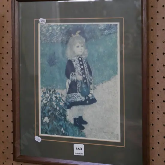 framed print - portrait of a girl