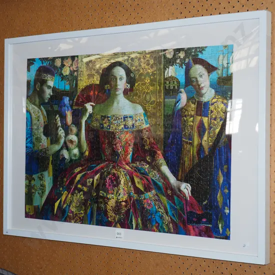 framed puzzle - Renaissance scene - The Renaissance Realm Love Triangle