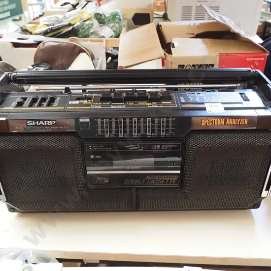 Sharp radio cassette player