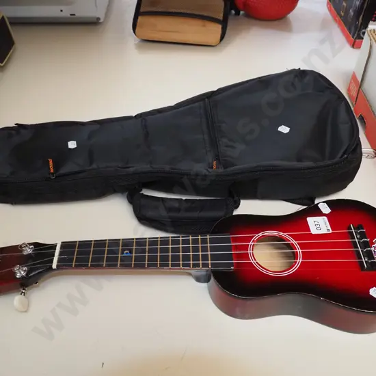 ukelele and soft carry case