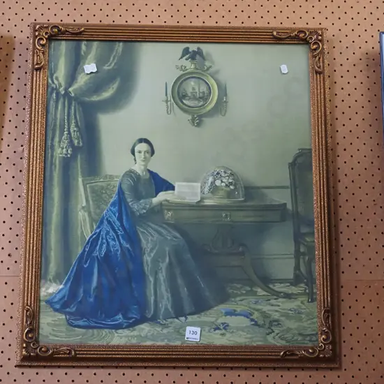 gilt print print - portrait