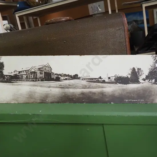 vintage photo on board - Main St Cambridge