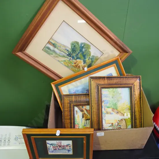 box; photo frames, print etc