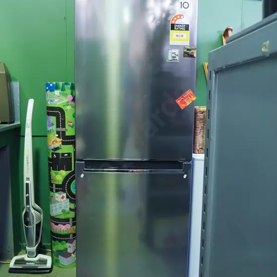 LG anodised fridge/freezer - excellent condition H-1720 W-600 D-670