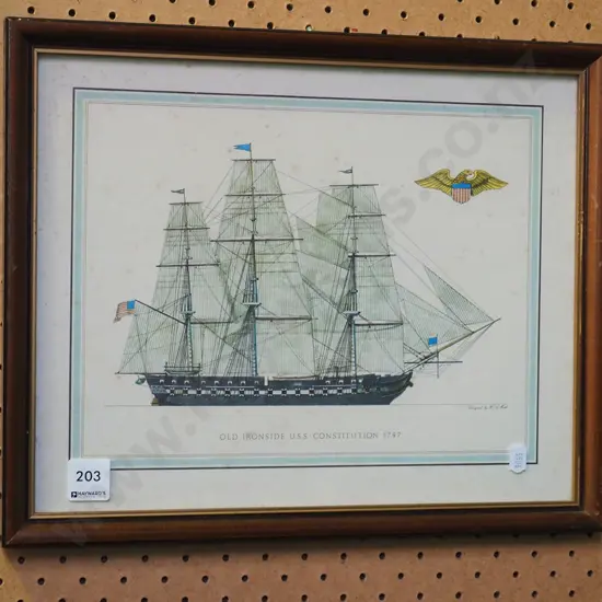 framed print - Old Ironside