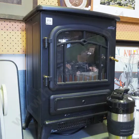 Mistral faux log heater