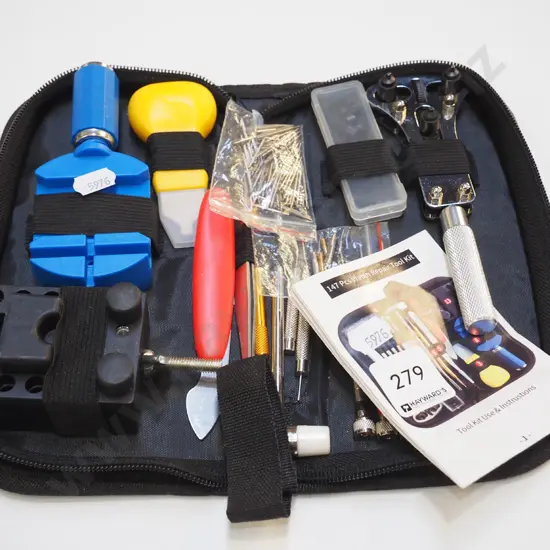 cased watch repairing kit