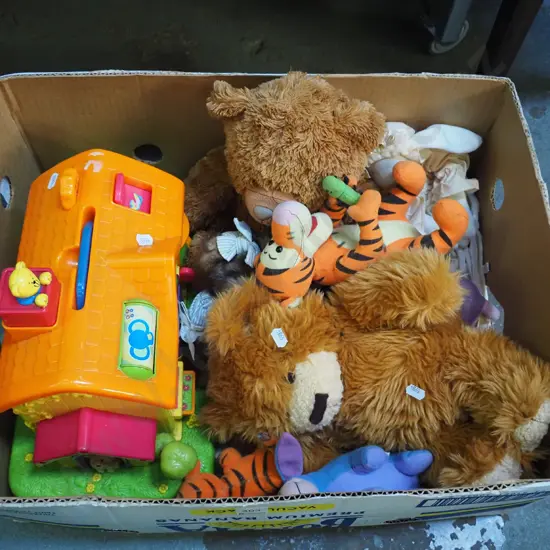 box of childrens toys