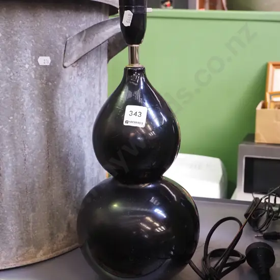 ceramic based table lamp - no shade