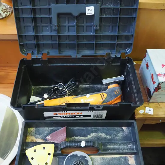 tool box with number 8 multi tool