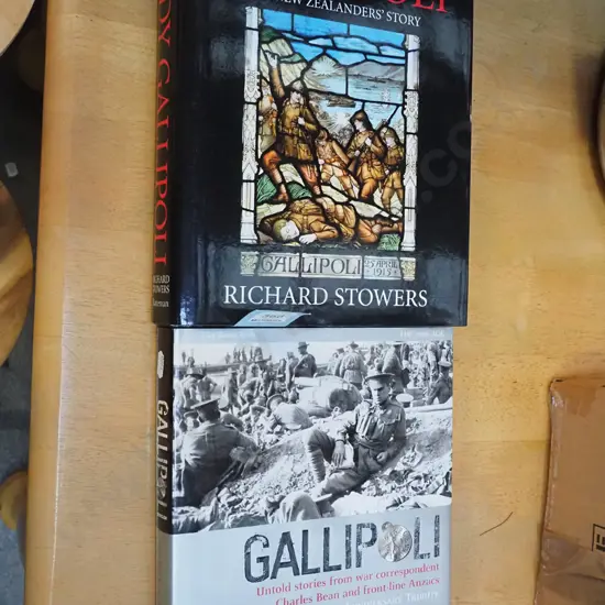 2x books on Gallipoli