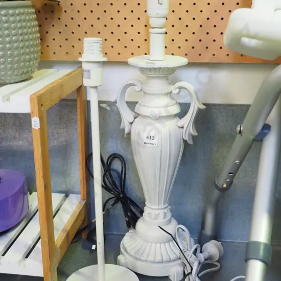 2x table lamp bases Tallest H-530