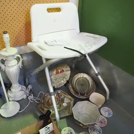 plastic invalids shower stool