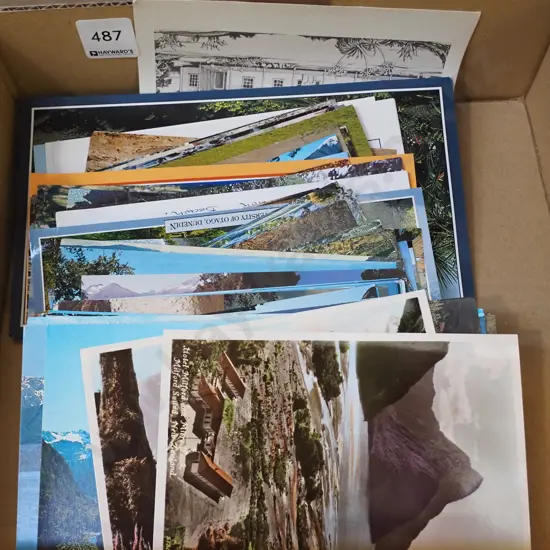 small box of postcards