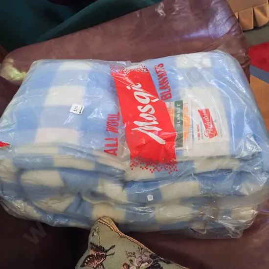 as-new packaged Mosgiel woollen blanket
