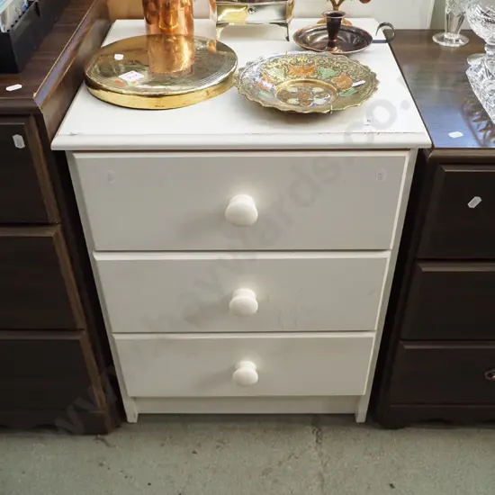 painted mdf bedside cabinet