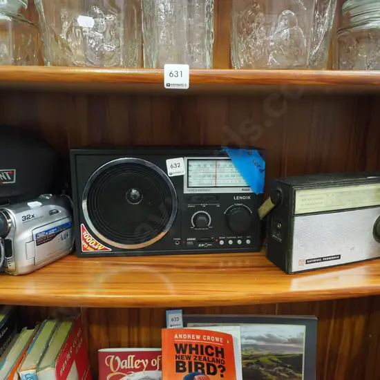 2x portable radios, JVC video recorder - 1 radio missing cord