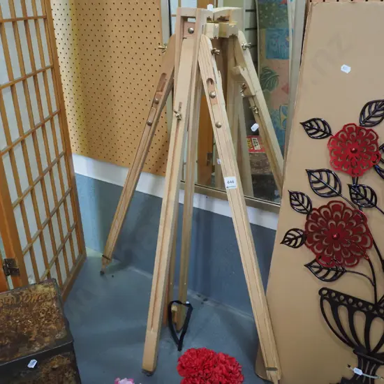 wooden artists easel