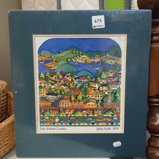 unframed Ellen Bush Port Chalmers print