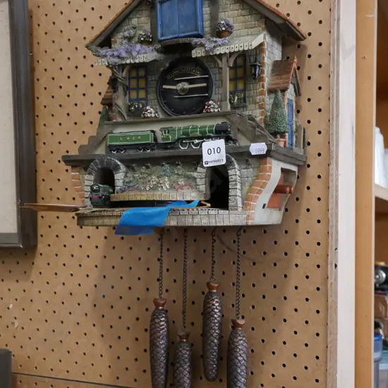 Flying Scotsman themed wall clock