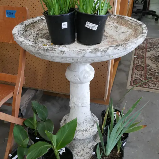 concrete bird bath H-800 Diam-600